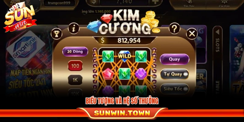 Các biểu tượng đá quý có hệ số thưởng